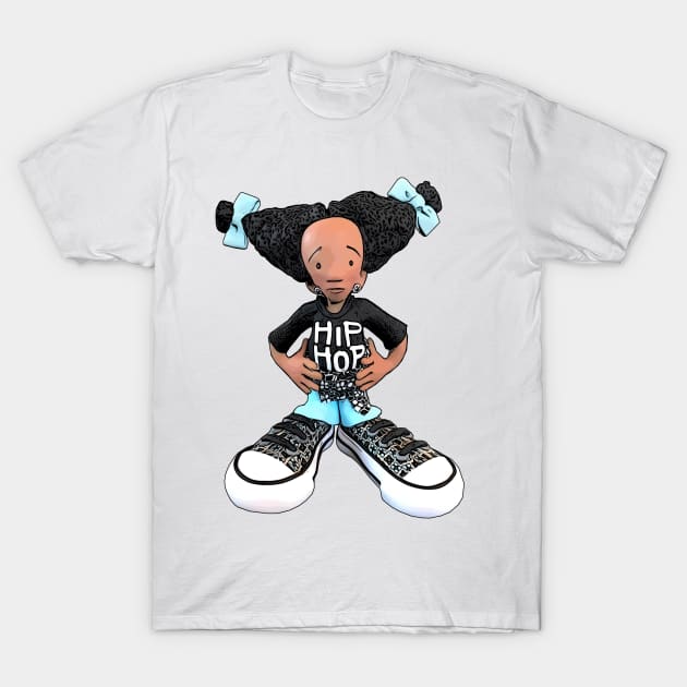 Hip Hop Gurl T-Shirt by ArtistLM